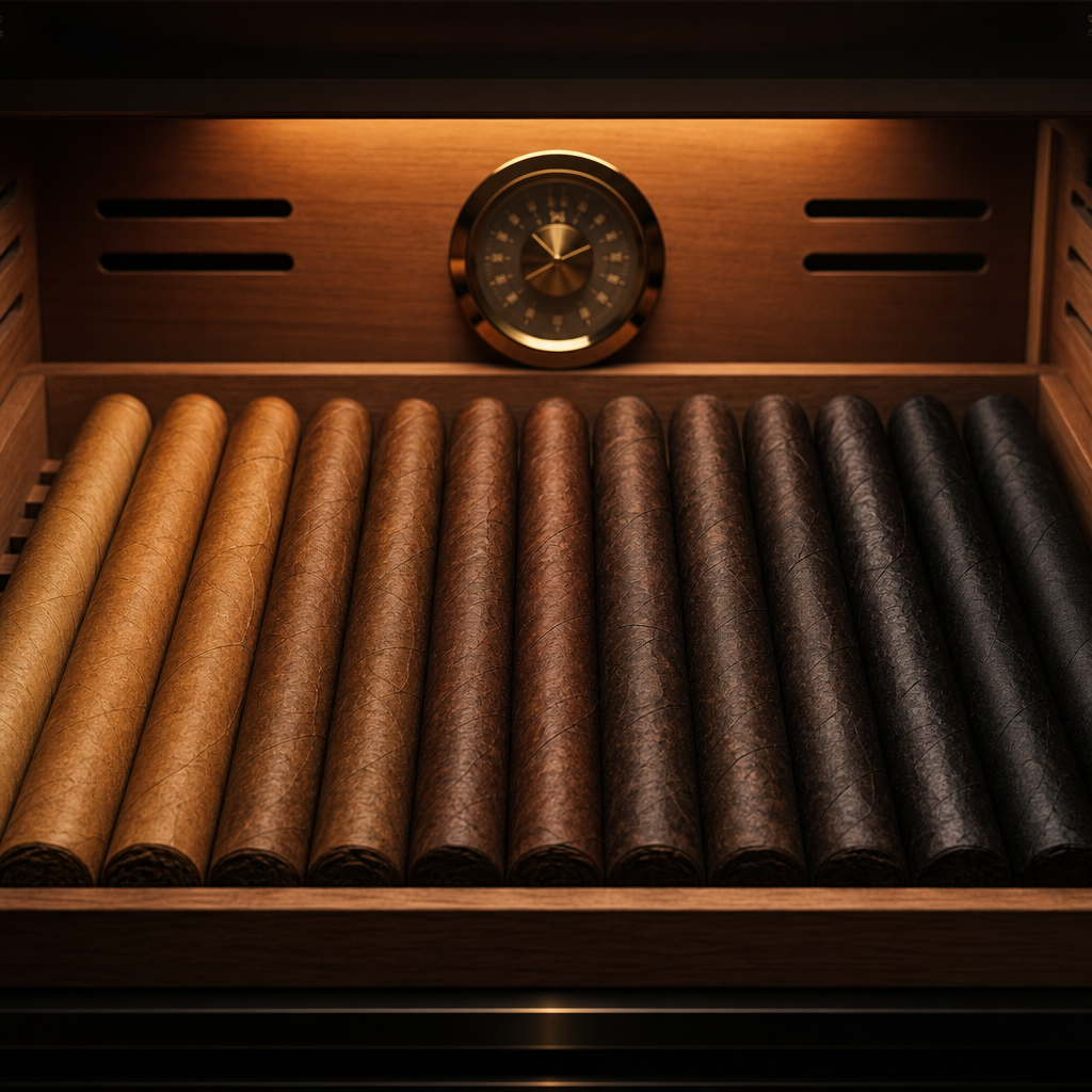 醇化分子轉化深度：humidor 內 5-50 年的化學重組、Maillard 後階段、與業界廣泛討論的酯類分子穩定化