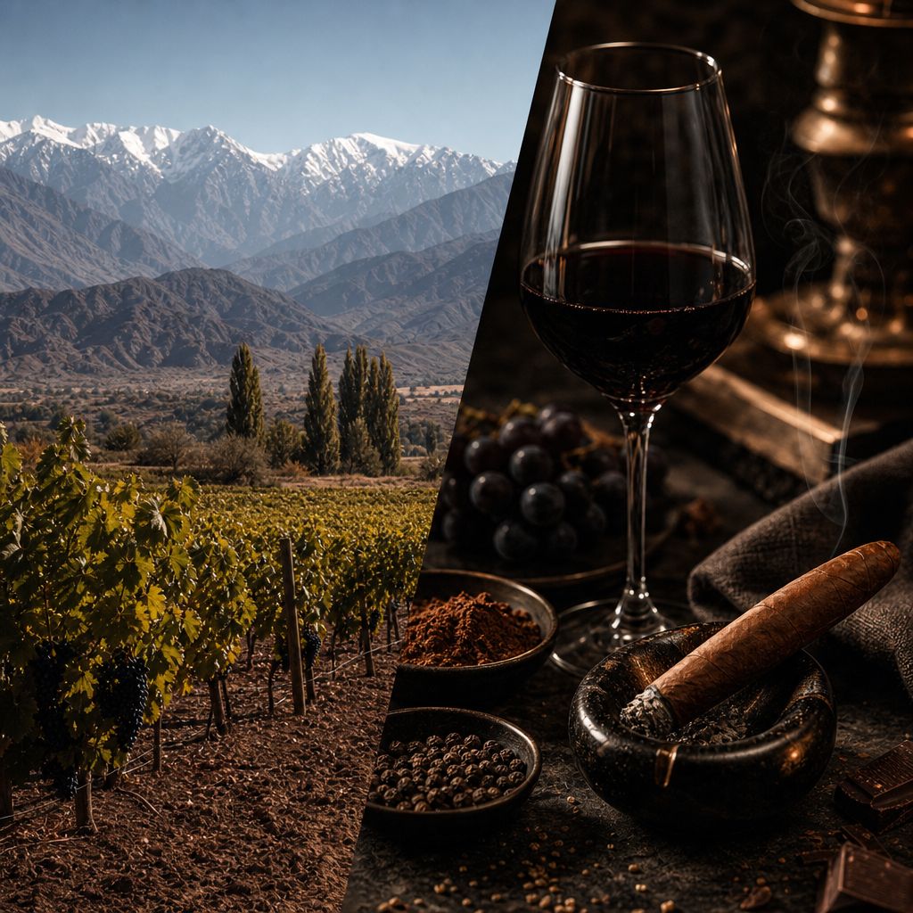 阿根廷 Malbec 高海拔紫羅蘭：Mendoza 陽光果醬感，搭配 My Father Le Bijou 1922 的胡椒火力