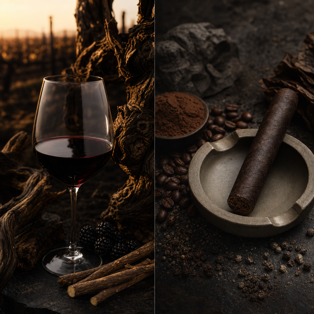 澳洲 Shiraz 紅酒指南：Barossa 老藤的黑莓與甘草，搭配 Padrón 3000 Maduro 的可可厚度
