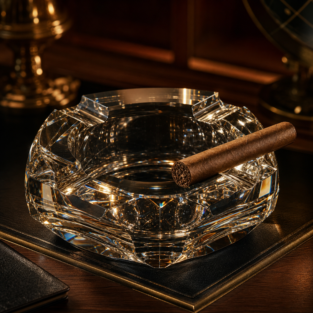 雪茄菸灰缸完整選擇深度：水晶 / Lalique / Baccarat 紳士品牌與業界廣泛流傳的書房儀式