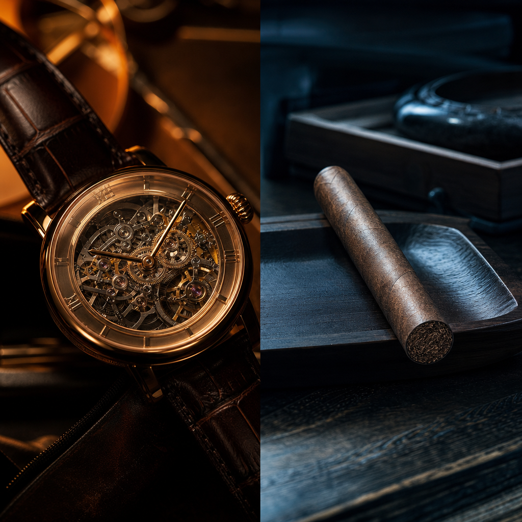 雪茄 × 高級腕錶紳士品味交叉深度：Patek Philippe / Vacheron Constantin / A. Lange & Söhne 三大製錶哲學與雪茄品味時間哲學