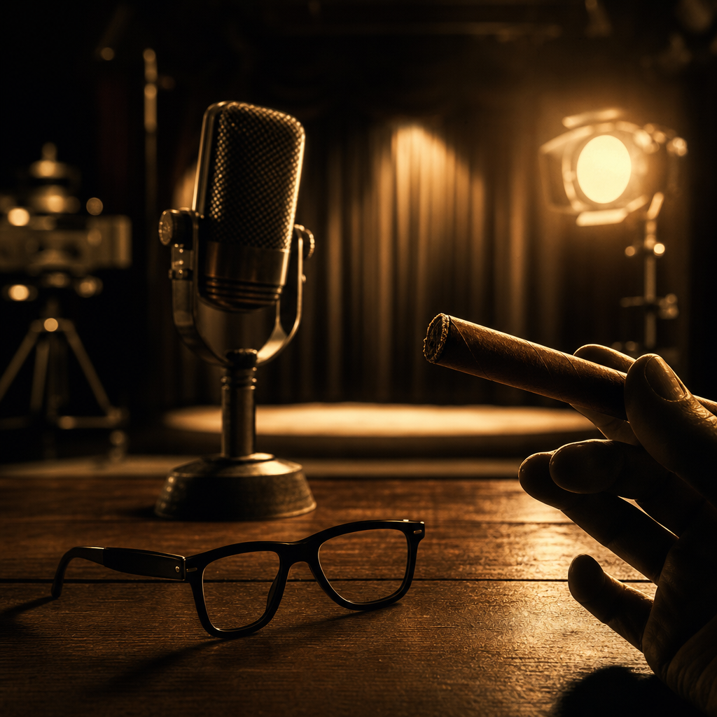 Groucho Marx 與雪茄的表演藝術：忘詞棒、即興武器，與一個喜劇天才的香煙哲學