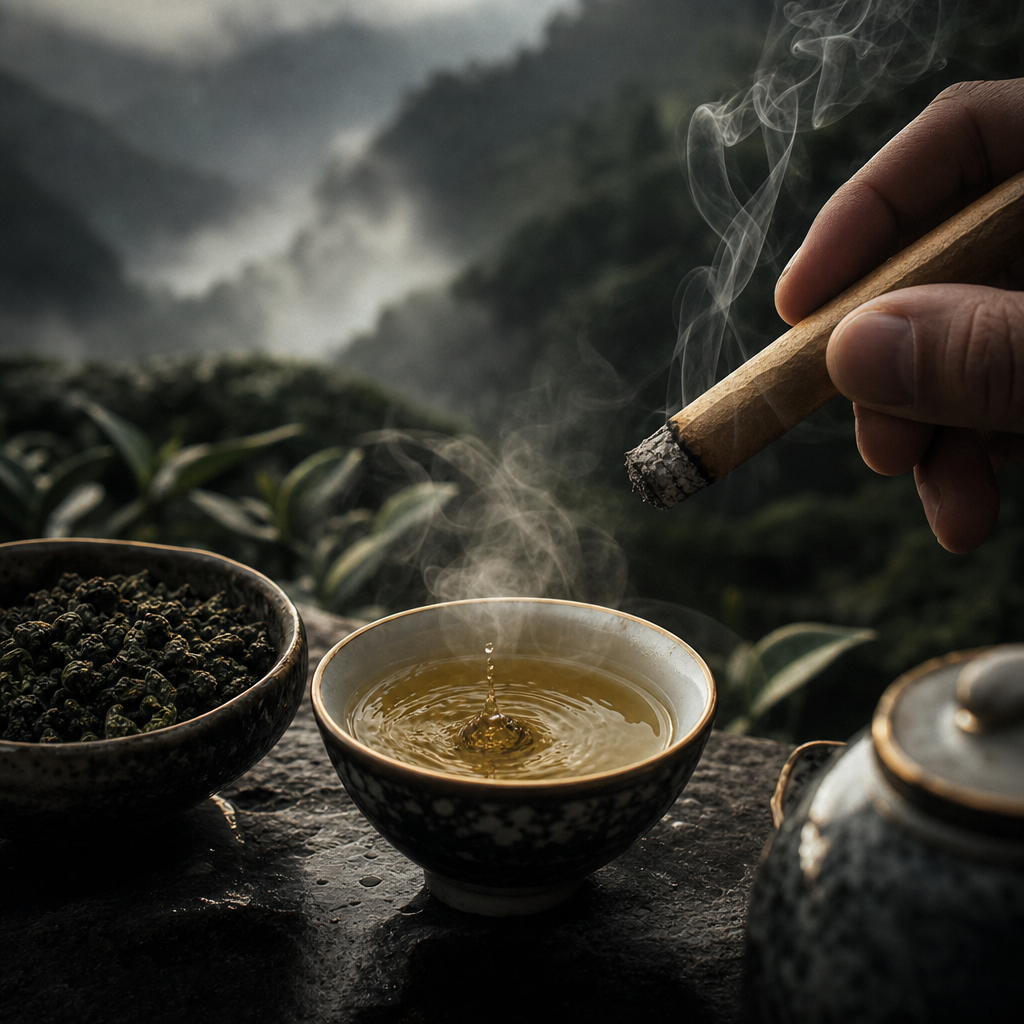 台灣高山茶完整指南：梨山阿里山的冷冽花香，搭配 Davidoff Signature 2000 的淡雅路線