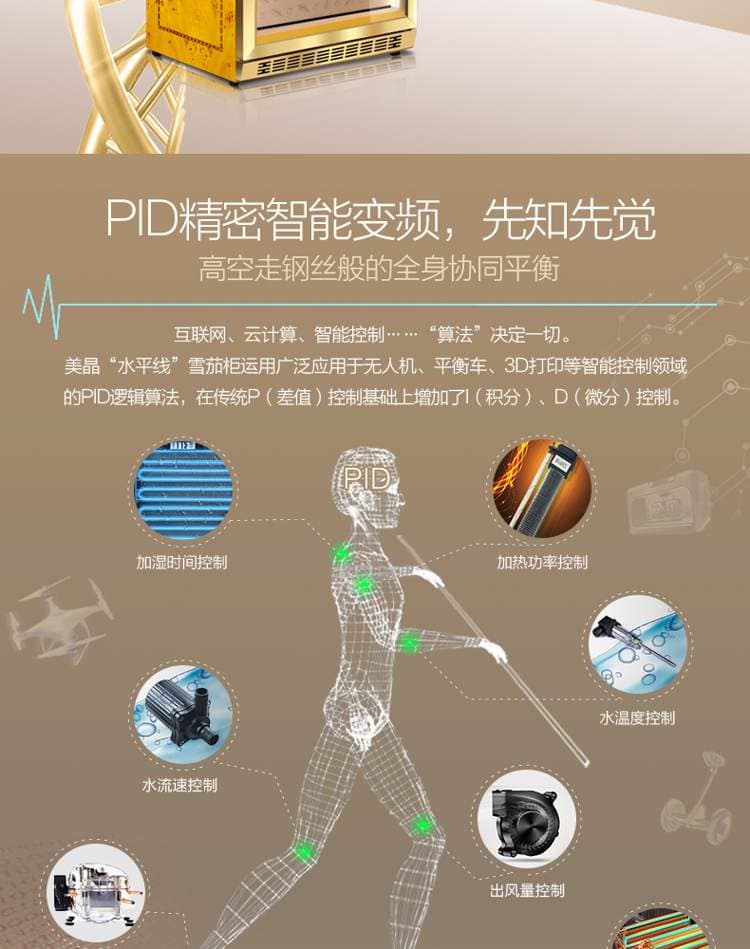 Raching 美晶 MON3800B 智慧水平線雙溫雙濕雪茄櫃｜約1500-1800支｜Capadura 保濕櫃 · 恆溫箱｜W Cigar Shop 雪茄配件 商品詳情 13