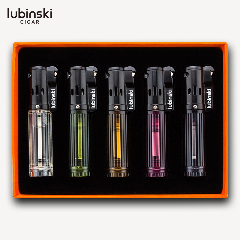 Lubinski 便攜桌上型單直衝套裝雪茄打火機(SK-48)