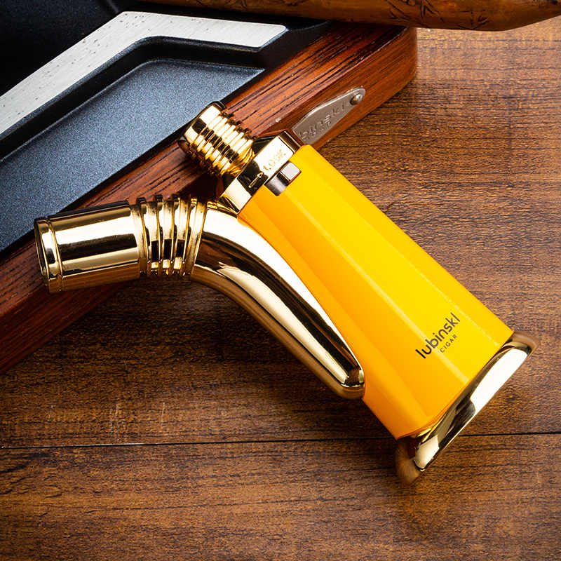 Lubinski 魯賓斯基 時尚金屬台式直衝藍焰打火機 打火機 · 點火|W Cigar Shop 雪茄配件 商品詳情 2