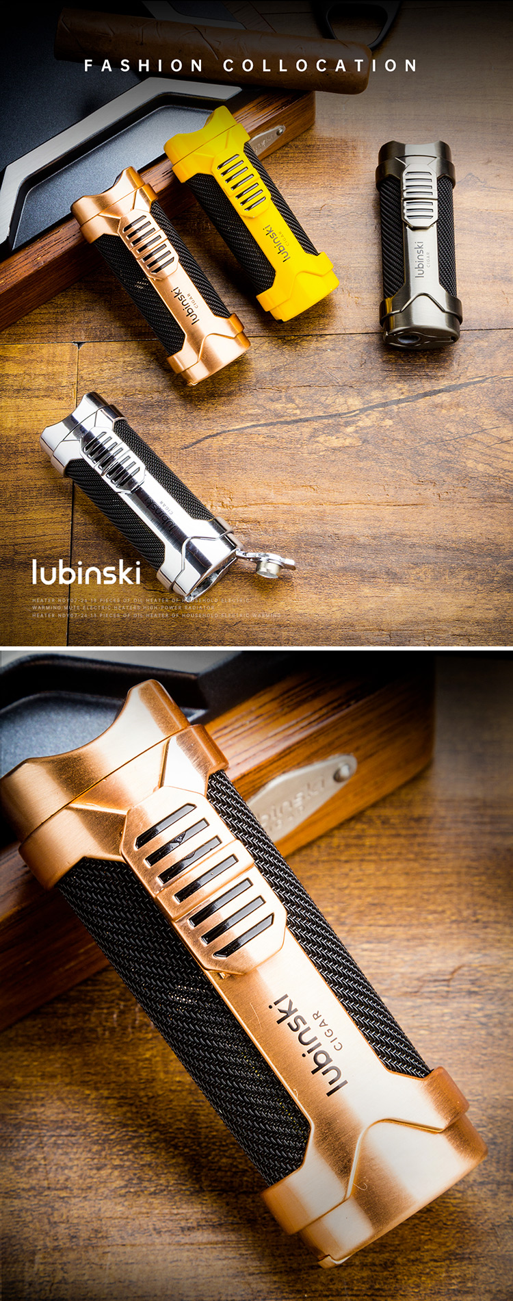 Lubinski 魯賓斯基 多功能單直衝打火機 打火機 · 點火|W Cigar Shop 雪茄配件 商品詳情 1