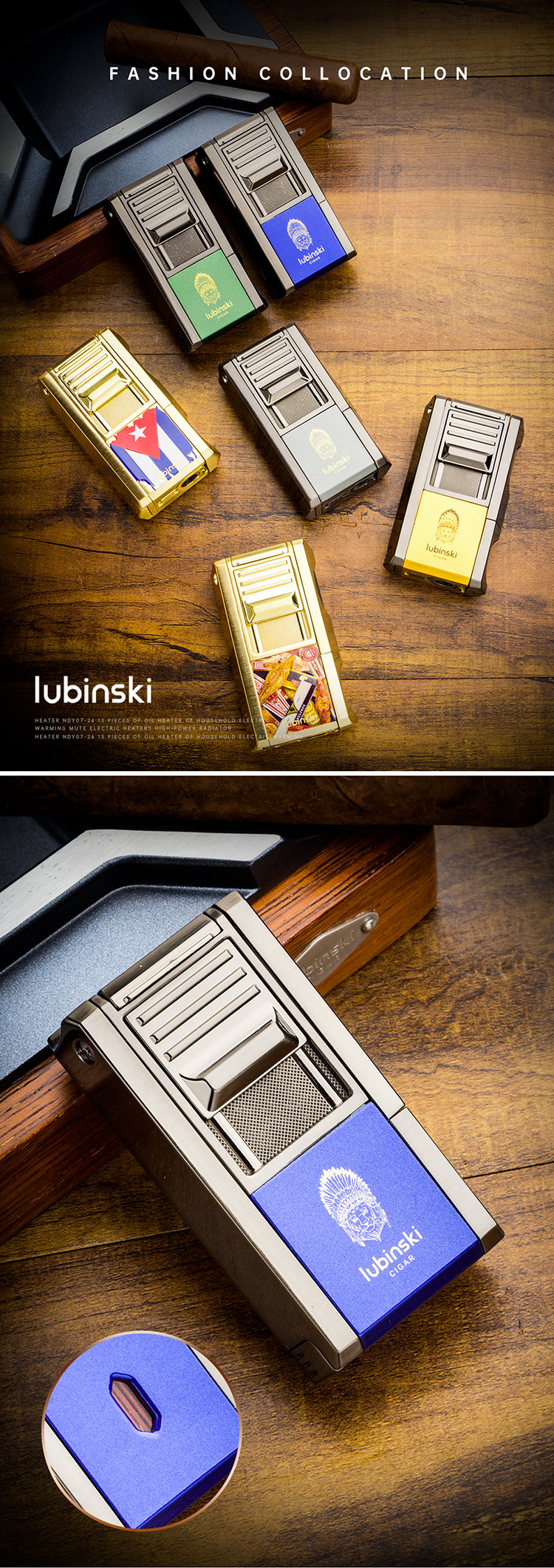 Lubinski 魯賓斯基 單直衝雪茄打火機 打火機 · 點火|W Cigar Shop 雪茄配件 商品詳情 1