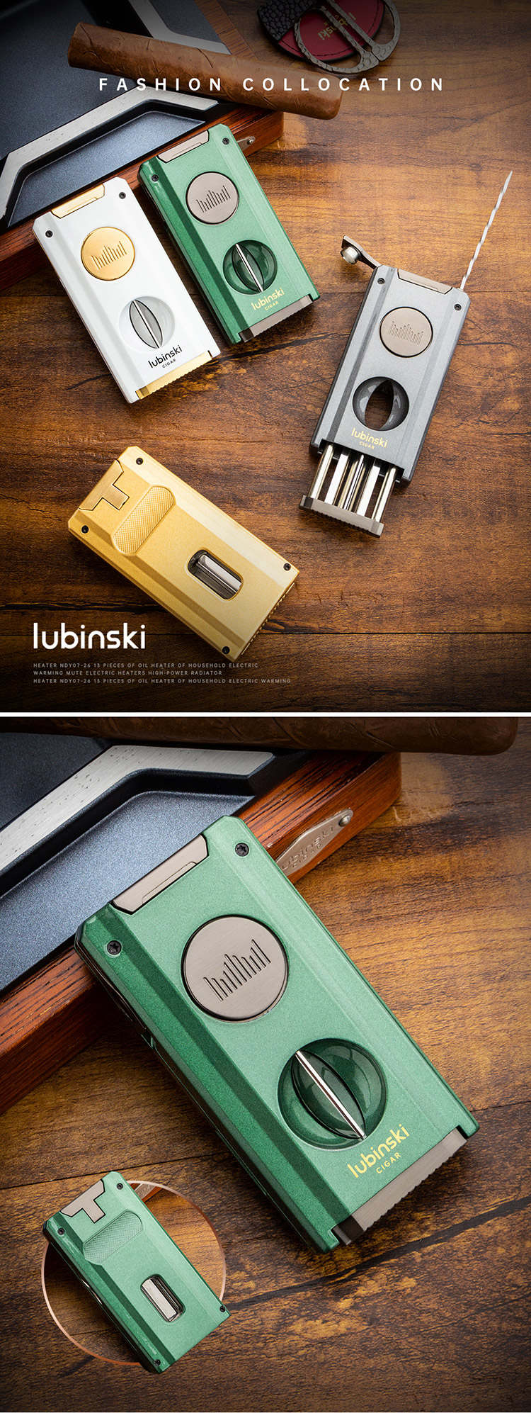 Lubinski 魯賓斯基 多功能直衝雪茄打火機 打火機 · 點火|W Cigar Shop 雪茄配件 商品詳情 1