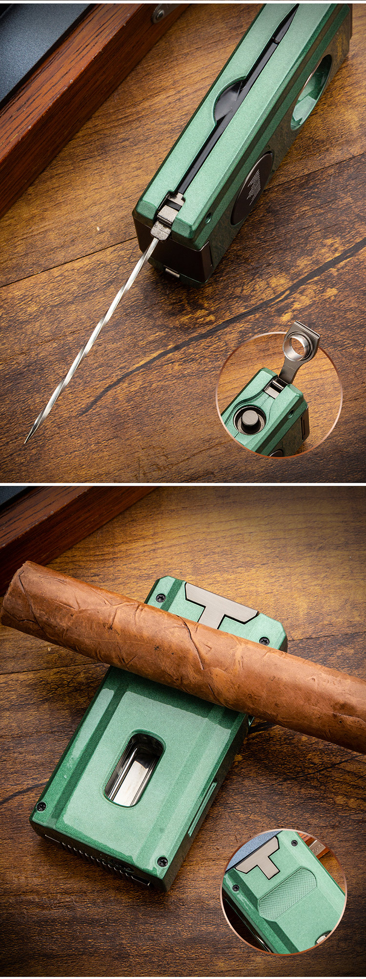 Lubinski 魯賓斯基 多功能直衝雪茄打火機 打火機 · 點火|W Cigar Shop 雪茄配件 商品詳情 3