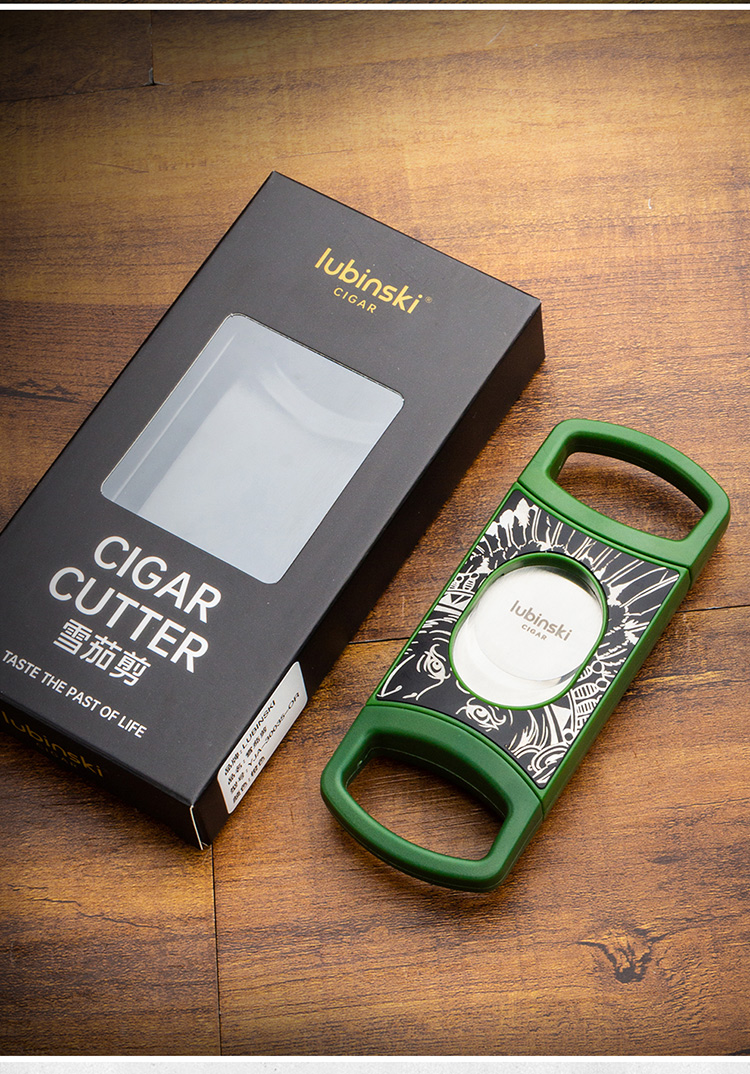 Lubinski 魯賓斯基 V 剪平切二合一雪茄鋒利斷頭台 雪茄剪｜W Cigar Shop 雪茄配件 商品詳情 3
