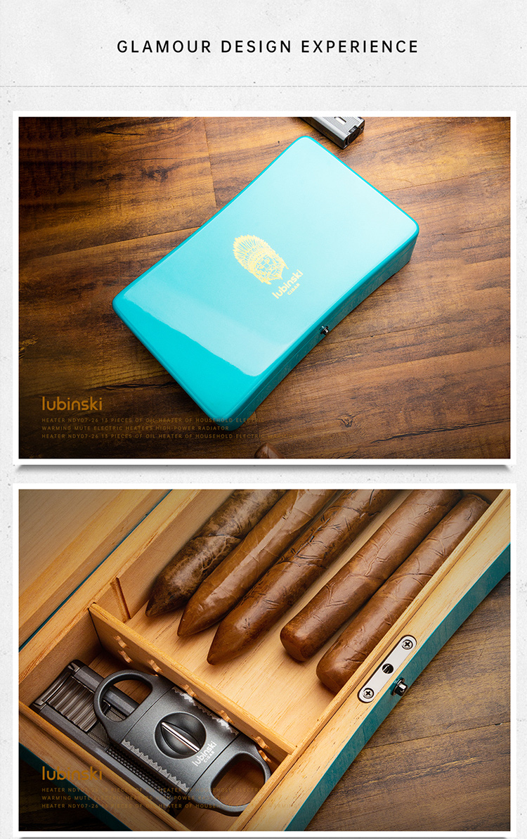 Lubinski 魯賓斯基 便攜式鋼琴烤漆雪茄保濕醇化盒 收納 · 旅行盒|W Cigar Shop 雪茄配件 商品詳情 5