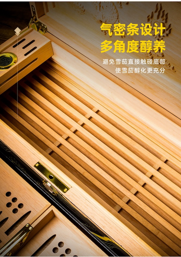 Lubinski 魯賓斯基 龍行天下限量版雪茄保濕盒 保濕櫃 · 恆溫箱｜W Cigar Shop 雪茄配件 商品詳情 13