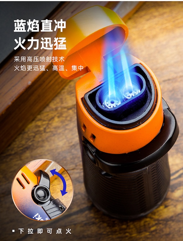 Lubinski 魯賓斯基 雙直衝聚火藍焰打火器 打火機 · 點火|W Cigar Shop 雪茄配件 商品詳情 8