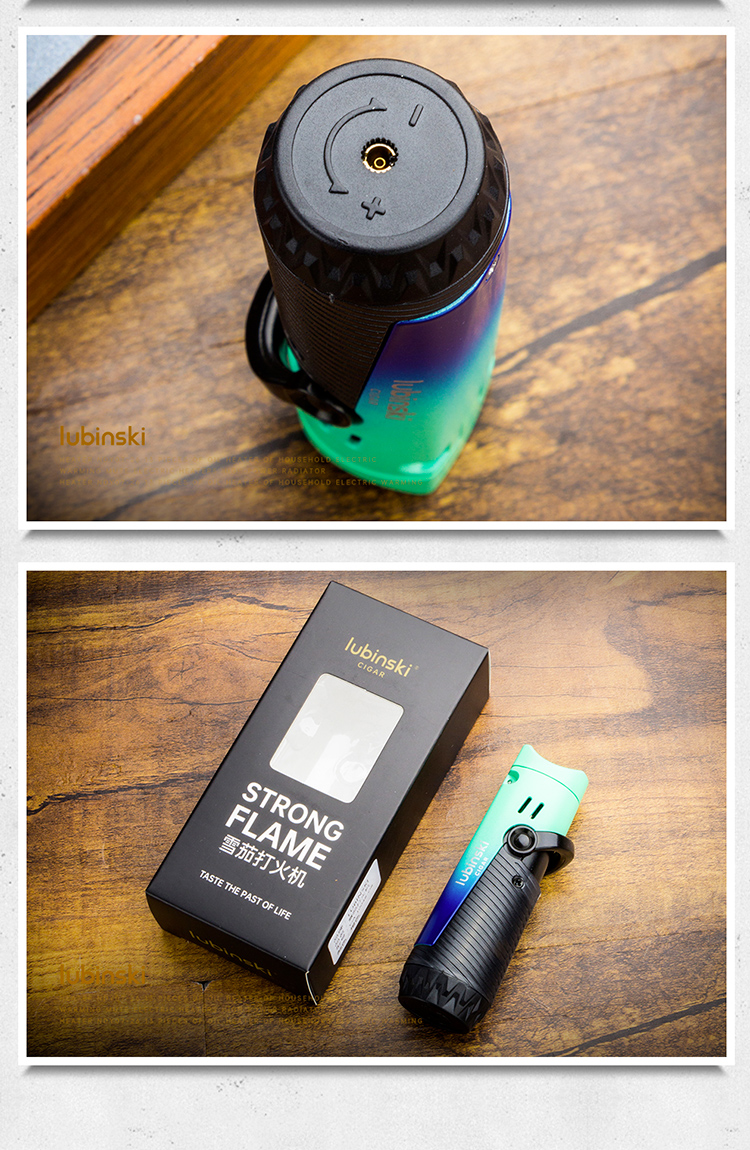 Lubinski 魯賓斯基 雙直衝聚火藍焰打火器 打火機 · 點火|W Cigar Shop 雪茄配件 商品詳情 6