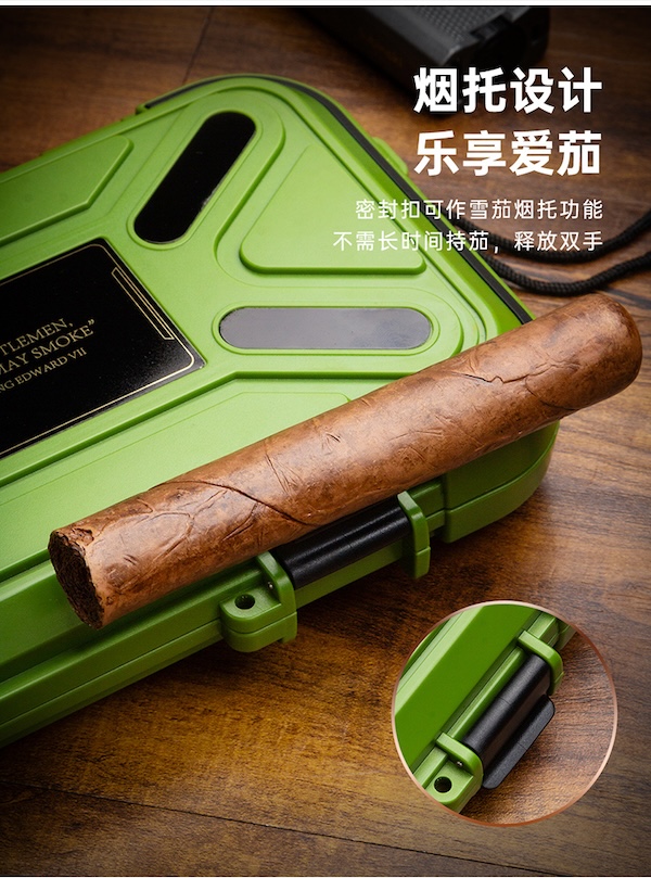 Lubinski 魯賓斯基 便攜五支裝密封雪茄保濕箱包 保養 · 濕度|W Cigar Shop 雪茄配件 商品詳情 8