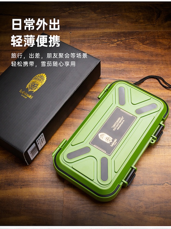 Lubinski 魯賓斯基 便攜五支裝密封雪茄保濕箱包 保養 · 濕度|W Cigar Shop 雪茄配件 商品詳情 11