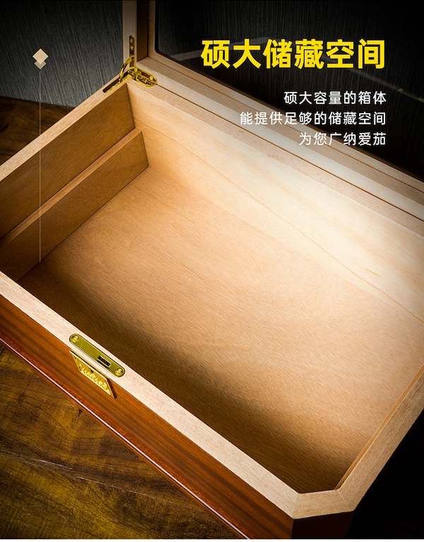 Lubinski 魯賓斯基 實木醇化養醒茄保濕盒 保濕櫃 · 恆溫箱|W Cigar Shop 雪茄配件 商品詳情 11