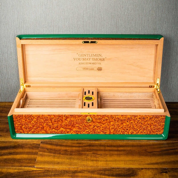 Lubinski 魯賓斯基 雪松木層架保濕盒 保濕櫃 · 恆溫箱|W Cigar Shop 雪茄配件 商品詳情 2