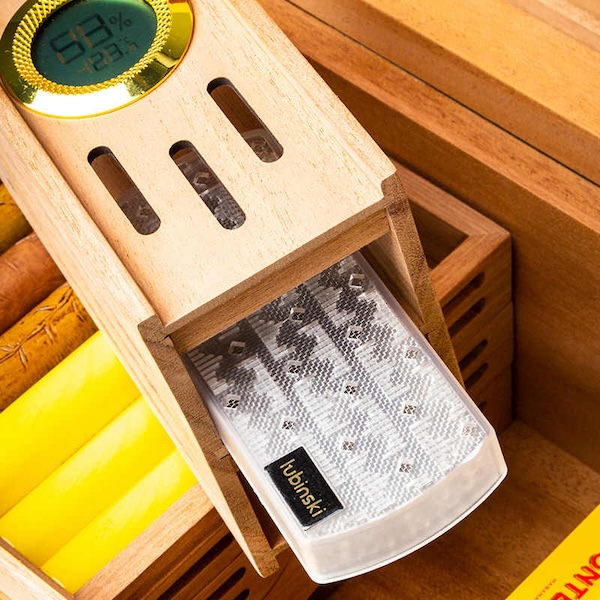 Lubinski 魯賓斯基 雪松木層架保濕盒 保濕櫃 · 恆溫箱|W Cigar Shop 雪茄配件 商品詳情 4