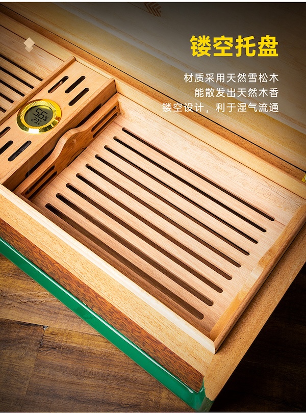 Lubinski 魯賓斯基 雪松木層架保濕盒 保濕櫃 · 恆溫箱|W Cigar Shop 雪茄配件 商品詳情 11