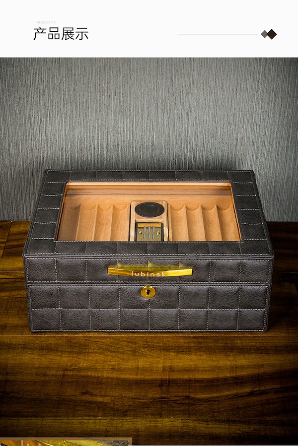 Lubinski 魯賓斯基 大容量雪松木雪茄保濕箱 保濕櫃 · 恆溫箱|W Cigar Shop 雪茄配件 商品詳情 15