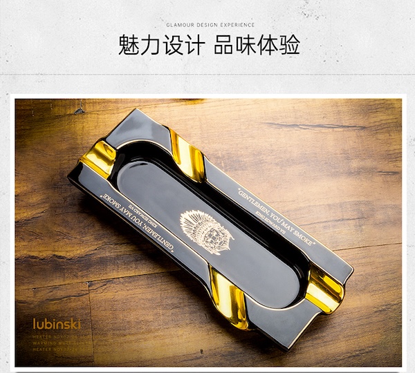 Lubinski 魯賓斯基 4槽陶瓷雪茄菸灰缸 菸灰缸|W Cigar Shop 雪茄配件 商品詳情 12