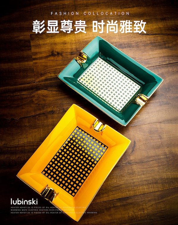 Lubinski 魯賓斯基 新中式陶瓷雪茄菸灰缸 菸灰缸｜W Cigar Shop 雪茄配件 商品詳情 6