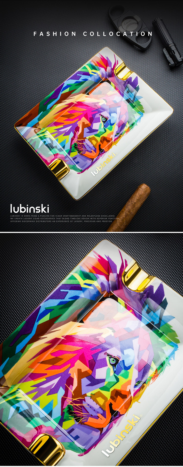 Lubinski 魯賓斯基 新中式陶瓷雪茄菸灰缸 菸灰缸|W Cigar Shop 雪茄配件 商品詳情 1