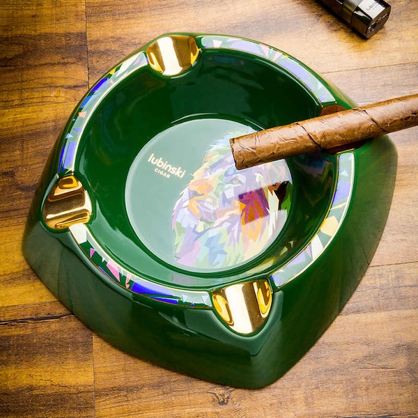 Lubinski 魯賓斯基 高檔陶瓷4槽雪茄菸灰缸 菸灰缸｜W Cigar Shop 雪茄配件 商品詳情 2