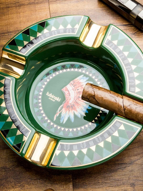 Lubinski 魯賓斯基 陶瓷四槽雪茄菸灰缸 菸灰缸|W Cigar Shop 雪茄配件 商品詳情 2