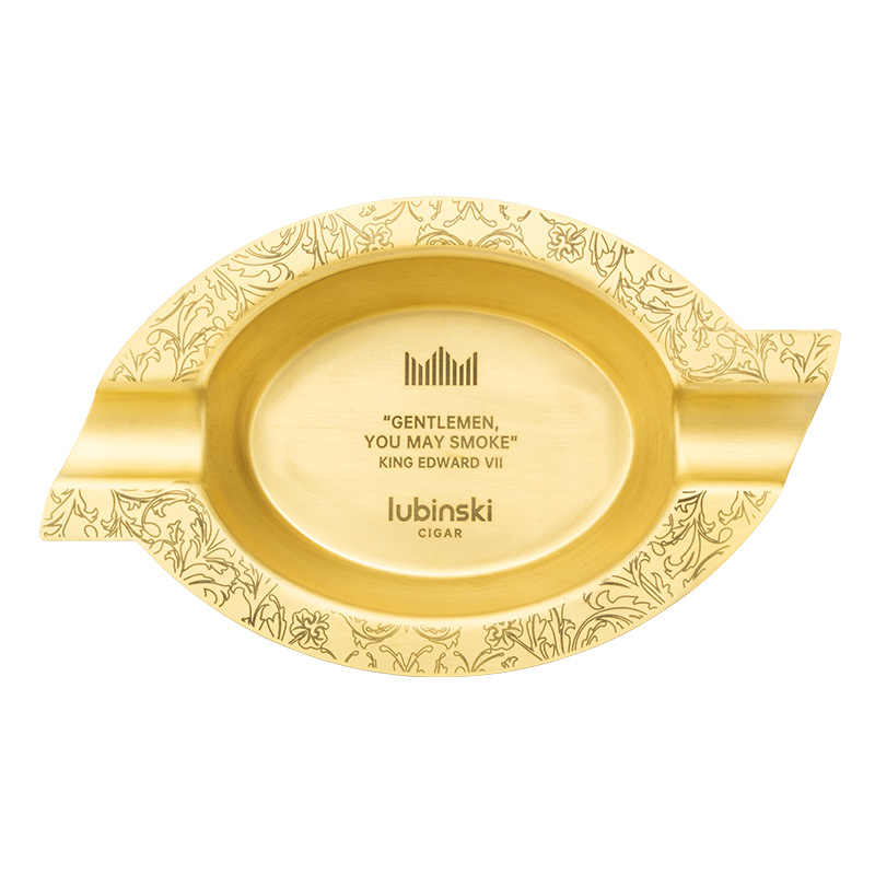 Lubinski 魯賓斯基 復古黃銅雙槽菸灰缸禮盒 菸灰缸|W Cigar Shop 雪茄配件 商品詳情 5
