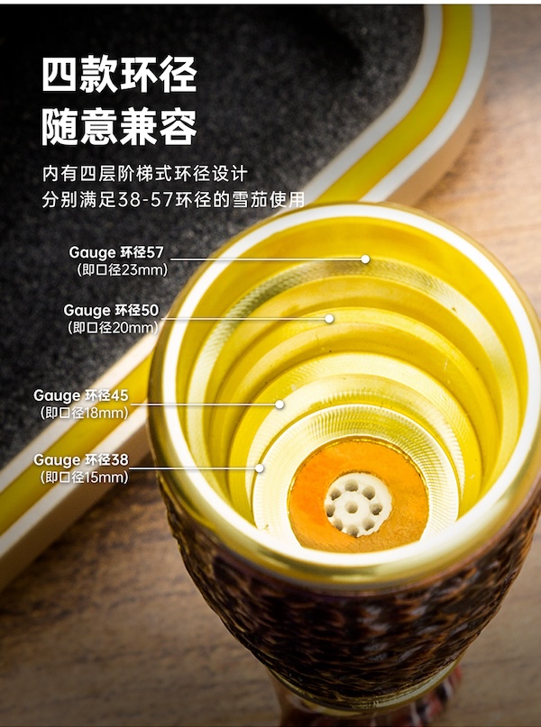 Lubinski 魯賓斯基 石楠木亞克力雪茄煙嘴禮盒裝 配件禮盒｜W Cigar Shop 雪茄配件 商品詳情 8