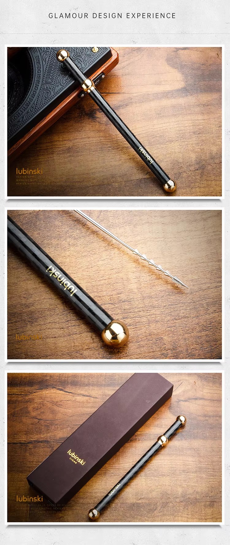Lubinski 魯賓斯基 雪古巴煙茄通針 不鏽鋼雪茄工具 雪茄開孔器｜W Cigar Shop 雪茄配件 商品詳情 4
