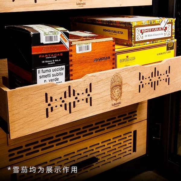 Lubinski 魯賓斯基 恆溫恆濕雪松木層架雪茄櫃 保濕櫃 · 恆溫箱|W Cigar Shop 雪茄配件 商品詳情 3