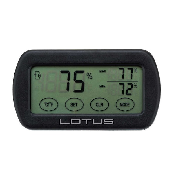 LOTUS 蓮花 電子溫濕度計 保養 · 濕度｜W Cigar Shop 雪茄配件 商品詳情 5