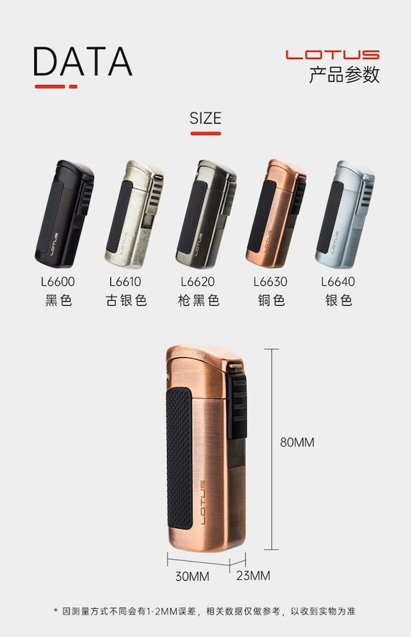 LOTUS 蓮花 多功能大火雪茄打火機 打火機 · 點火｜W Cigar Shop 雪茄配件 商品詳情 11