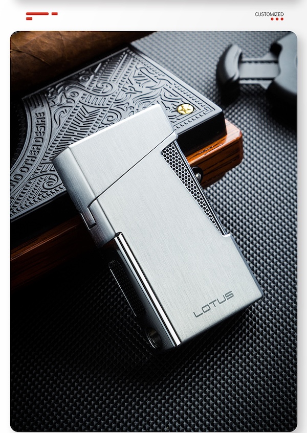 LOTUS 蓮花 時尚鋅合金雙噴打火機 打火機 · 點火|W Cigar Shop 雪茄配件 商品詳情 15