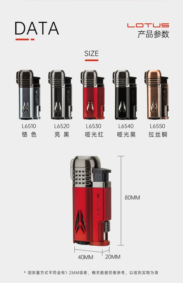 LOTUS 蓮花 多功能帶鑽孔器雪茄打火機 打火機 · 點火|W Cigar Shop 雪茄配件 商品詳情 11