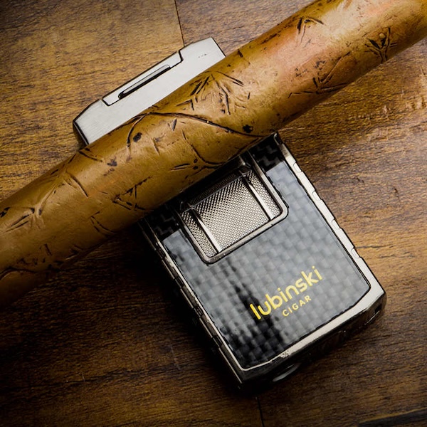 Lubinski 魯賓斯基 鋅合金雙直衝雪茄打火機 打火機 · 點火｜W Cigar Shop 雪茄配件 商品詳情 4