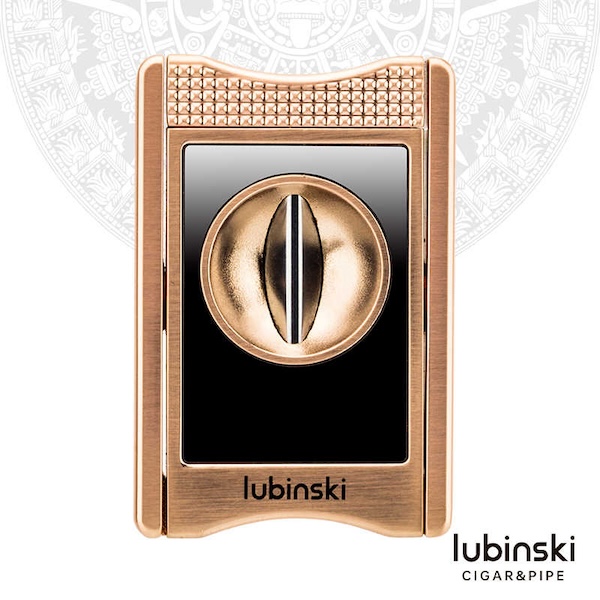 Lubinski 魯賓斯基 鋅合金多功能V型雪茄剪刀禮品盒裝