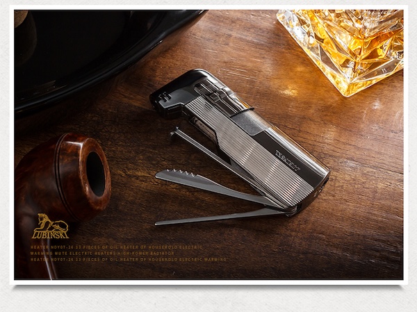 Lubinski 魯賓斯基 多功能四合一斜火煙斗打火機 打火機 · 點火｜W Cigar Shop 雪茄配件 商品詳情 15