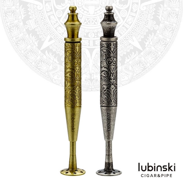 Lubinski 魯賓斯基 純銅雕花煙鬥壓棒 雪茄剪｜W Cigar Shop 雪茄配件 商品詳情 1