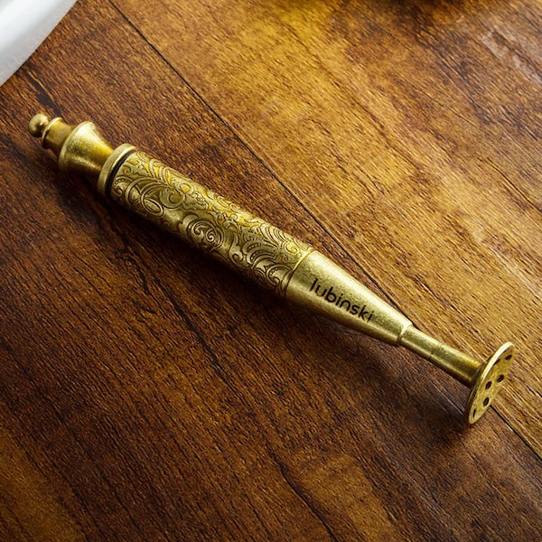 Lubinski 魯賓斯基 純銅雕花煙鬥壓棒 雪茄剪｜W Cigar Shop 雪茄配件 商品詳情 3
