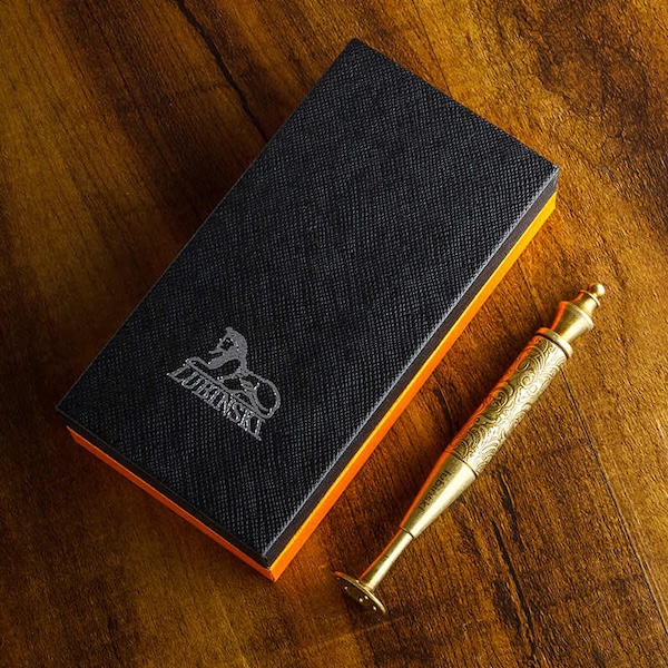 Lubinski 魯賓斯基 純銅雕花煙鬥壓棒 雪茄剪｜W Cigar Shop 雪茄配件 商品詳情 4