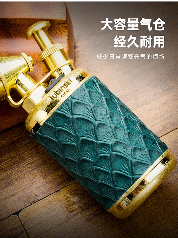 Lubinski 魯賓斯基 復古藍焰雪茄打火機 打火機 · 點火｜W Cigar Shop 雪茄配件 商品詳情 9