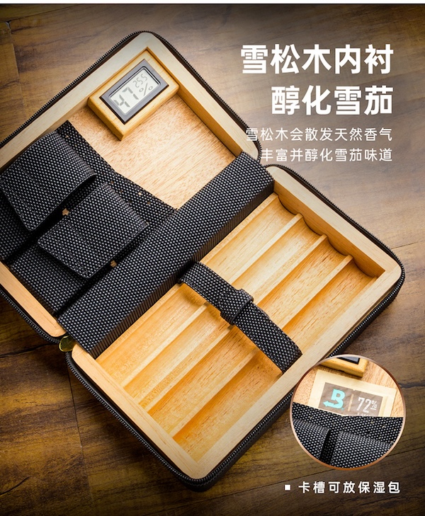 Lubinski 魯賓斯基 雪茄便攜包 4 支裝 雪茄剪|W Cigar Shop 雪茄配件 商品詳情 9
