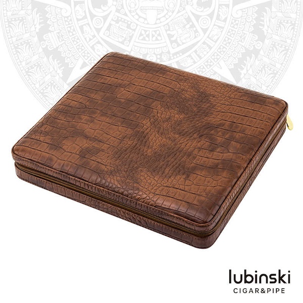 Lubinski 魯賓斯基 皮質雪松木十支裝雪茄便攜包 保養 · 濕度|W Cigar Shop 雪茄配件 商品詳情 1