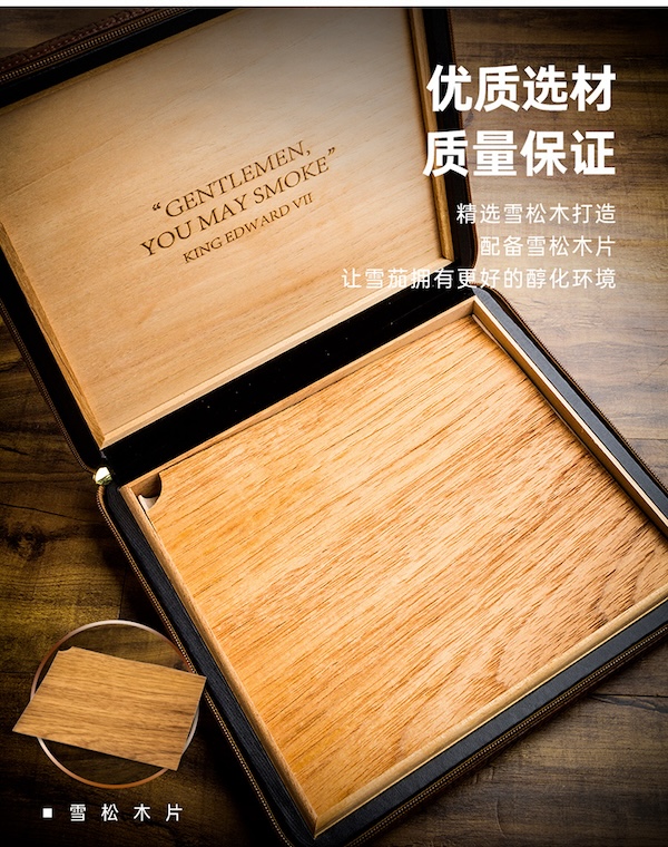 Lubinski 魯賓斯基 皮質雪松木十支裝雪茄便攜包 保養 · 濕度|W Cigar Shop 雪茄配件 商品詳情 9