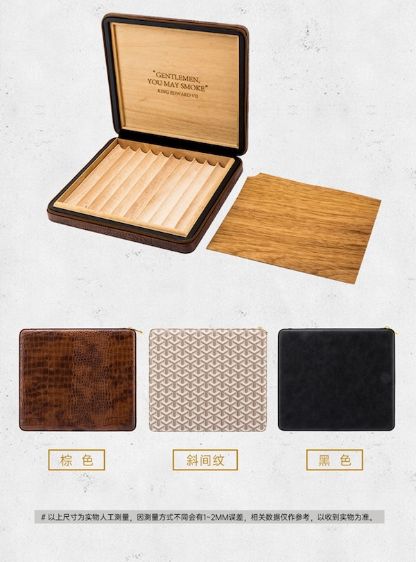 Lubinski 魯賓斯基 皮質雪松木十支裝雪茄便攜包 保養 · 濕度|W Cigar Shop 雪茄配件 商品詳情 14